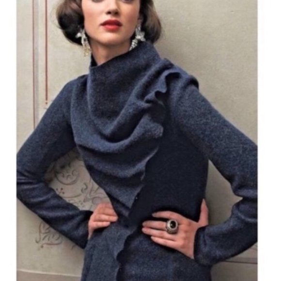 Anthropologie Sweaters - Anthropologie Gro Abrahamsson Wool Drape Cardigan